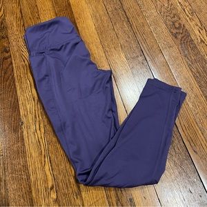 ALL IN MOTION purple thick active leggings S
